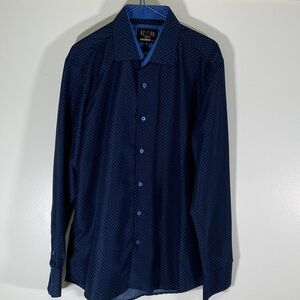 Men's Navy Button Down Shirt